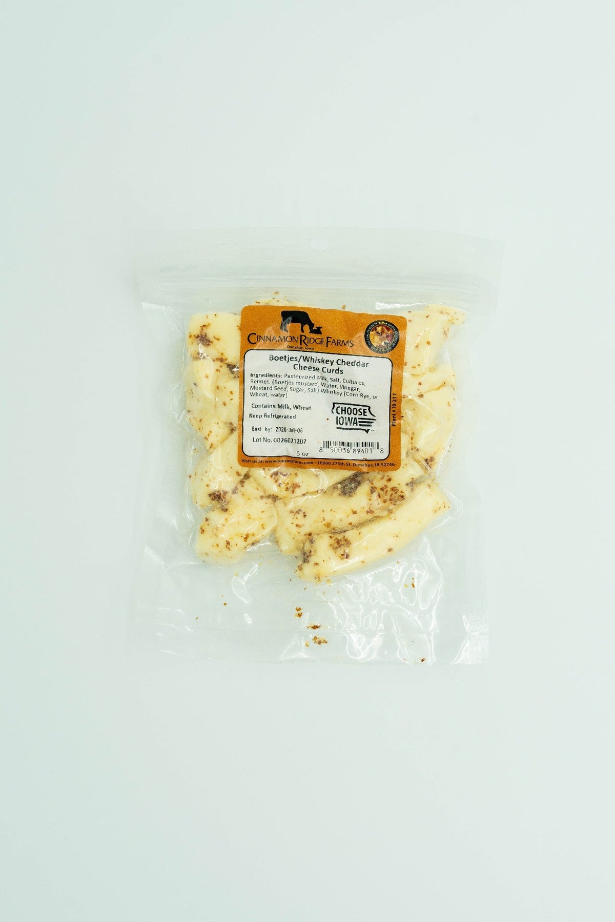 Boetjes Mustard & Whiskey Cheddar Curds — Wholesale