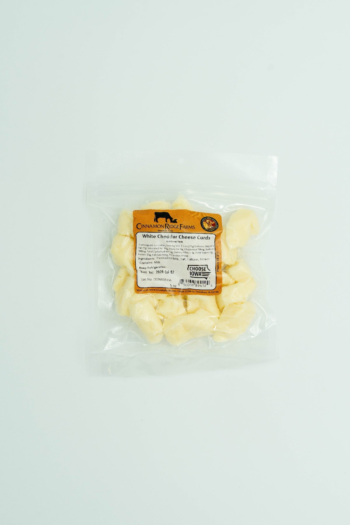 White Cheddar Curds - Bulk per pound