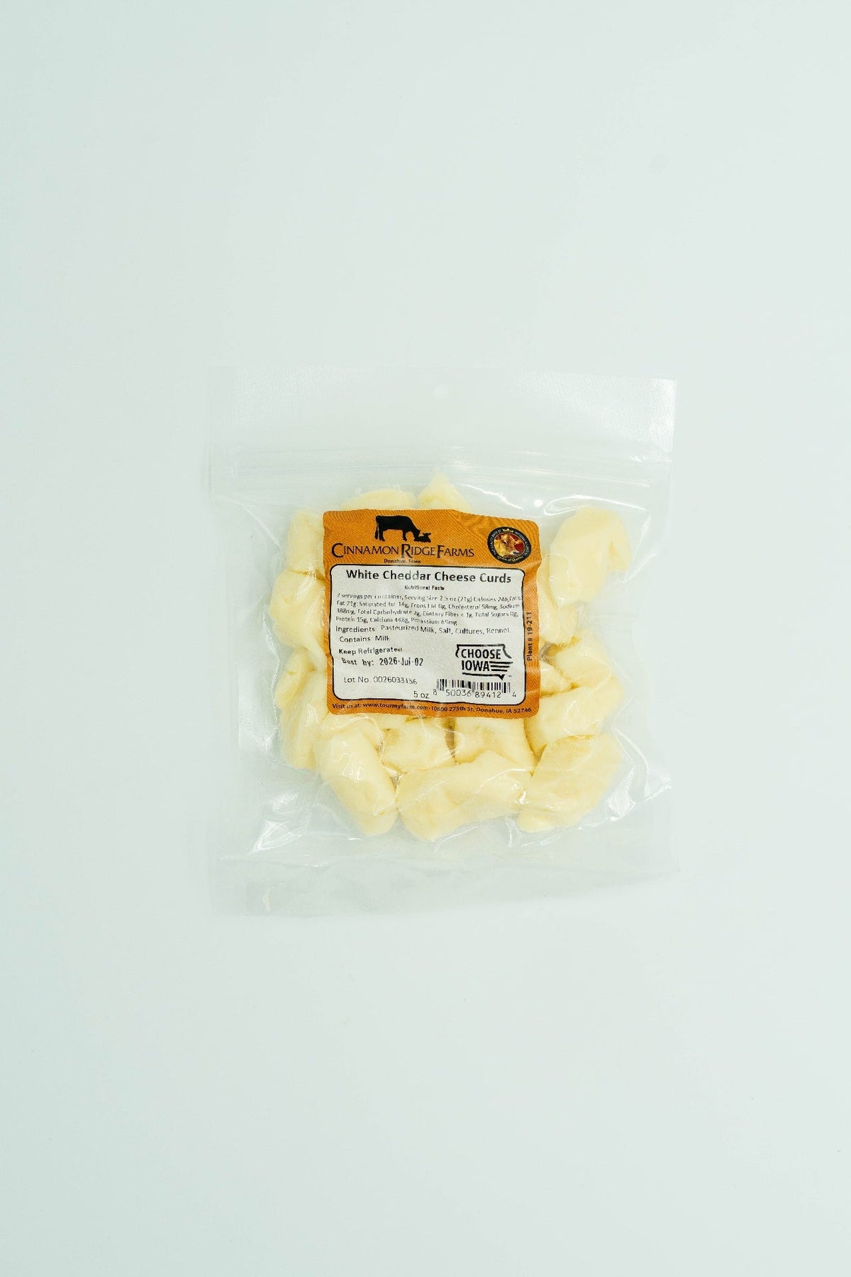 White Cheddar Curds — Wholesale