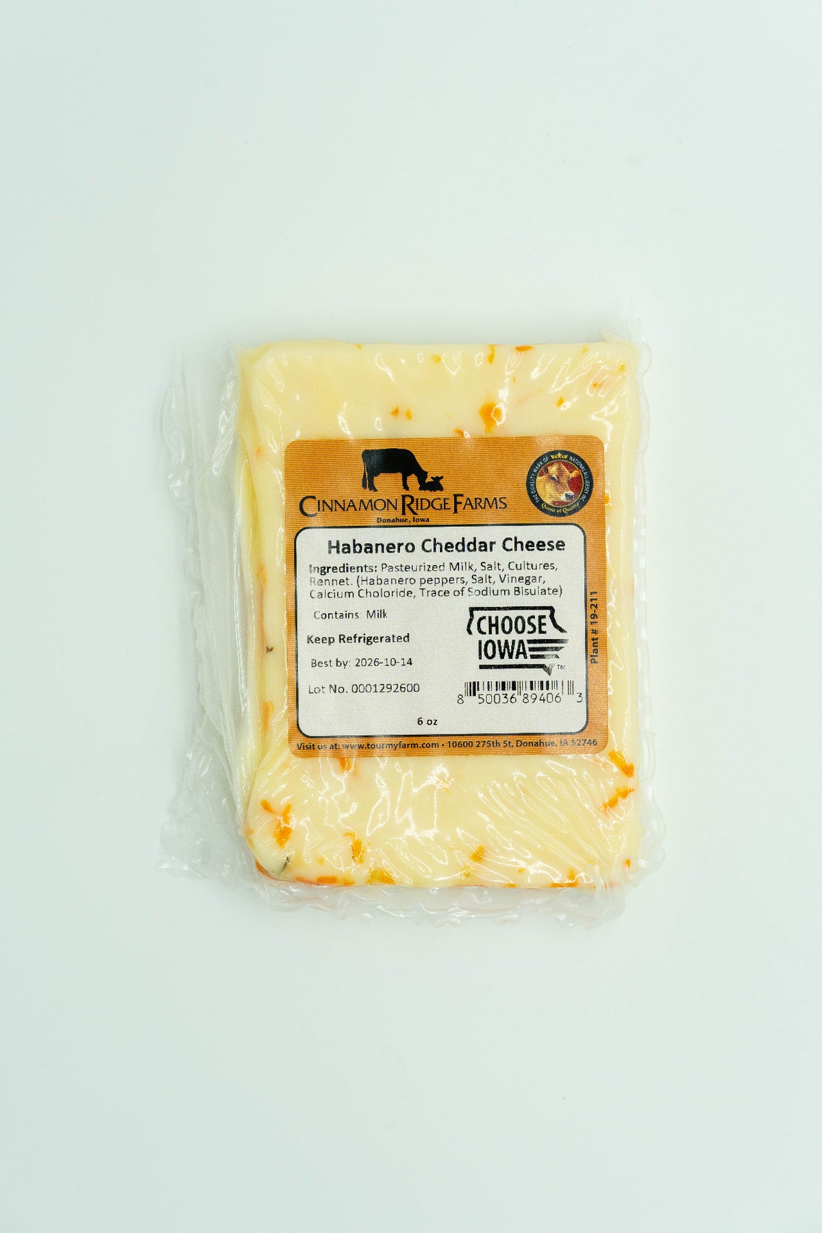 Habanero Cheddar - Bulk per pound