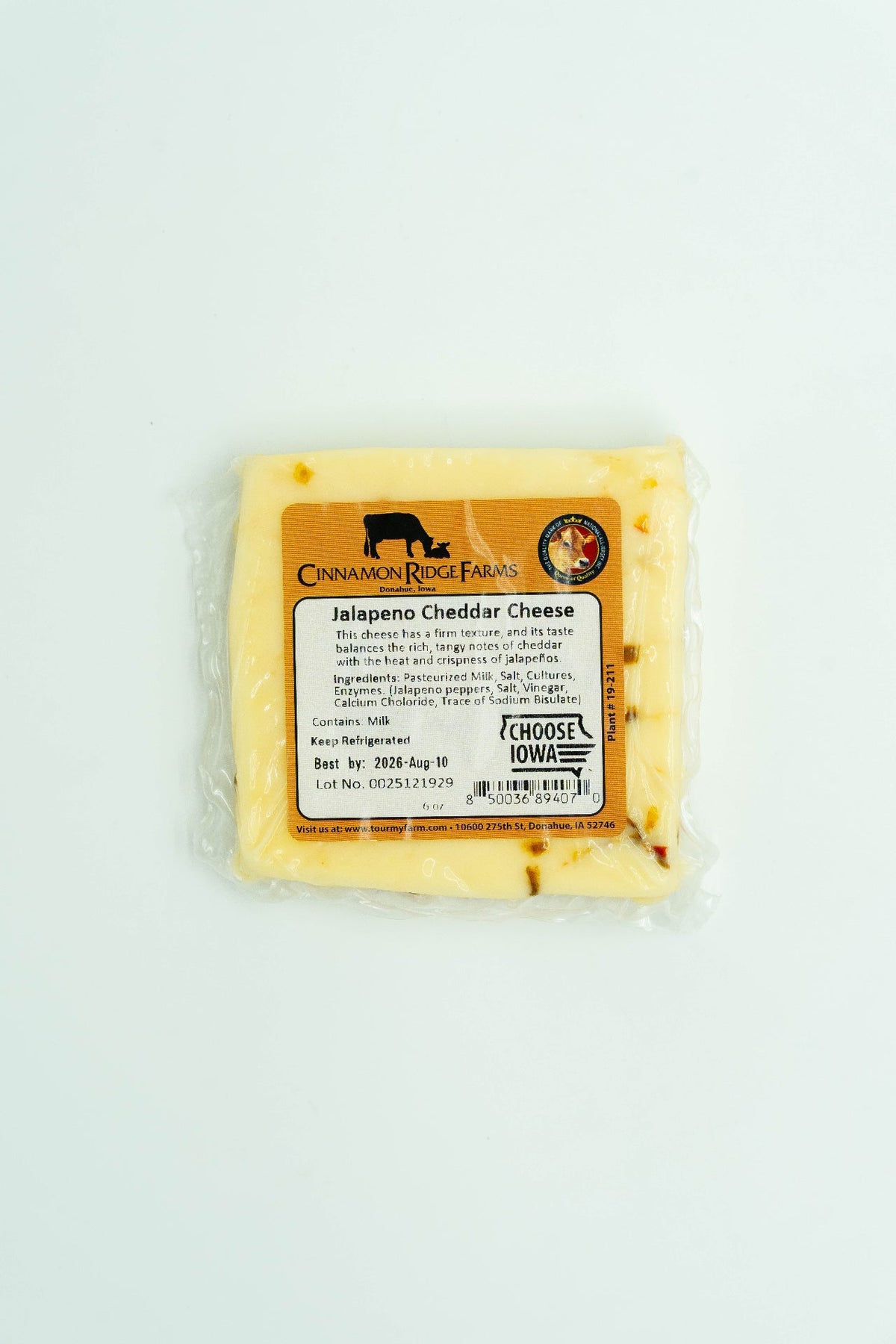 Jalapeño Cheddar Block — Wholesale