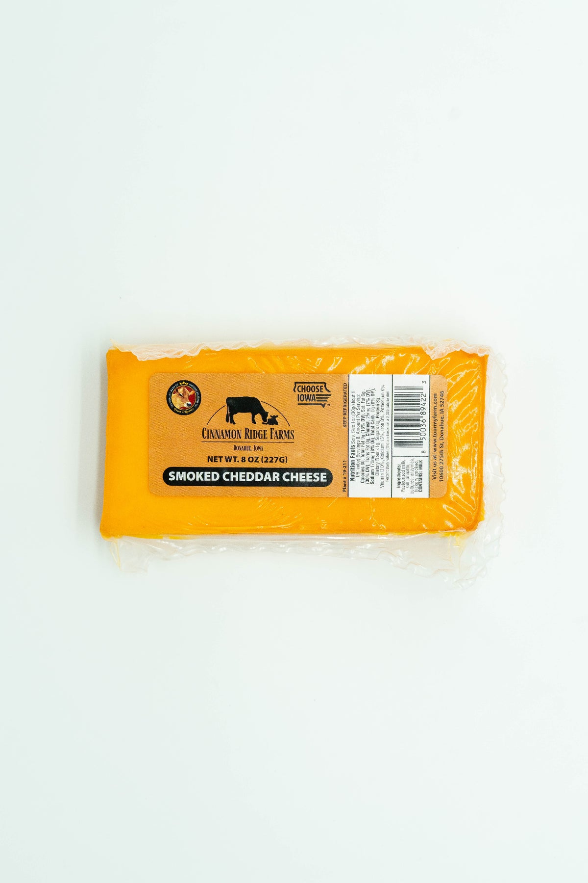 Yellow Smoked Cheddar - Bulk per pound